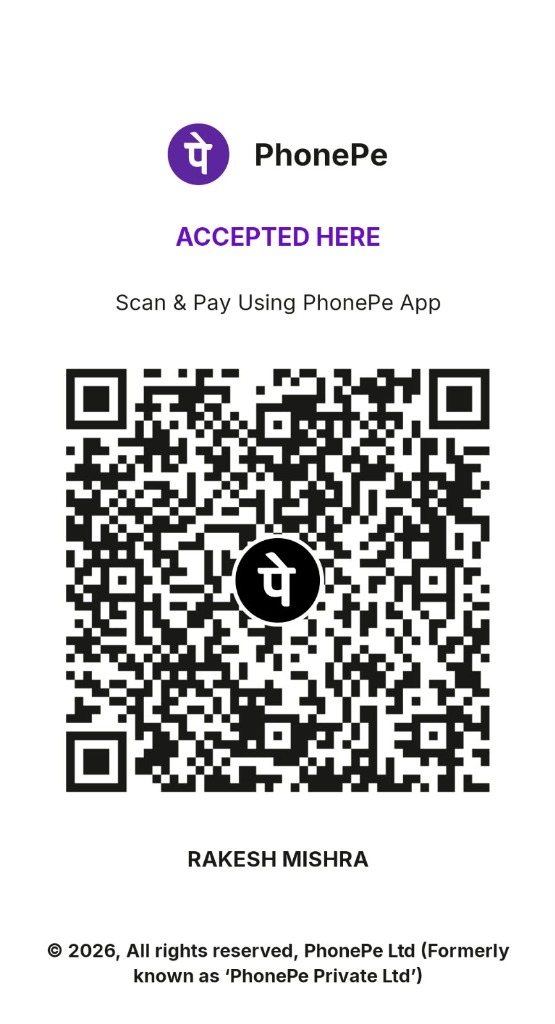 Official PhonePe Merchant QR - Rakesh Mishra