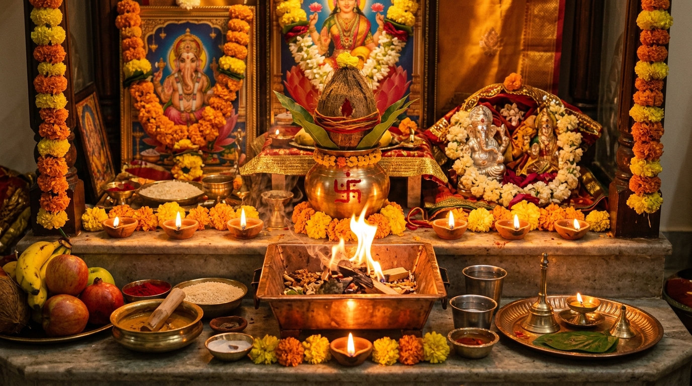 Vedic Havan Background